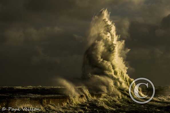 Tempête à Lomener